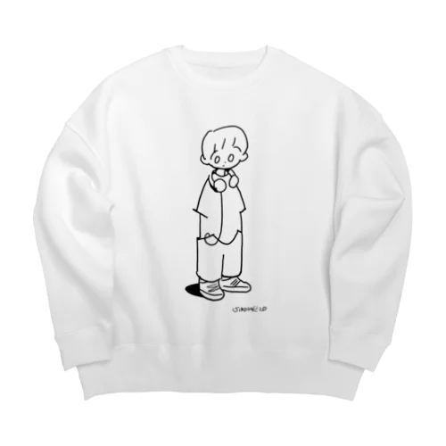 ポッケ Big Crew Neck Sweatshirt