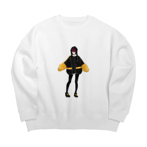 パーカー君 Big Crew Neck Sweatshirt