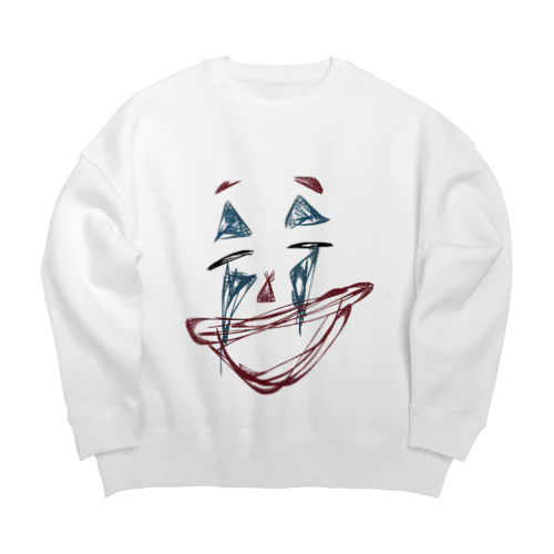 why so serious？ Big Crew Neck Sweatshirt