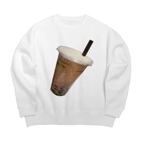 タピタピタピオカ Big Crew Neck Sweatshirt