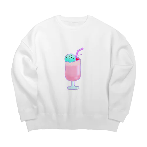 いちごみんと Big Crew Neck Sweatshirt