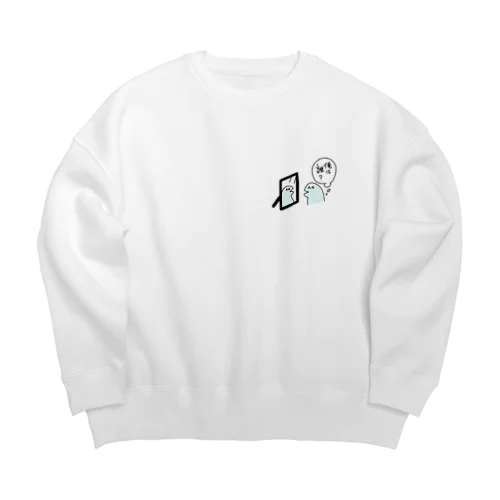 俺は誰？ Big Crew Neck Sweatshirt