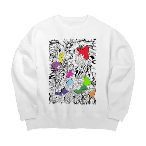 Rouge #4 Big Crew Neck Sweatshirt