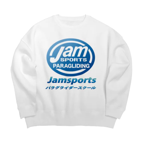 JamsportsパラグライダースクールLOGO_２ ビッグシルエットスウェット