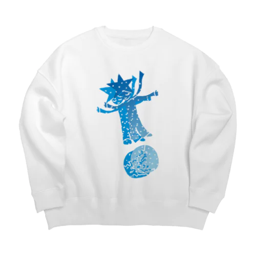 二つの地球 Big Crew Neck Sweatshirt