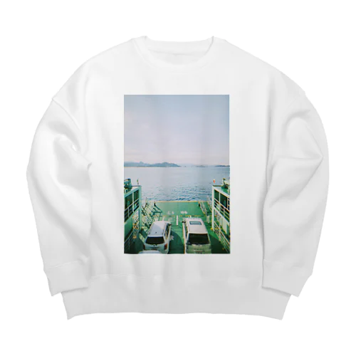 さぁ旅へでよう Big Crew Neck Sweatshirt