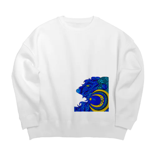 夜のひつじ Big Crew Neck Sweatshirt