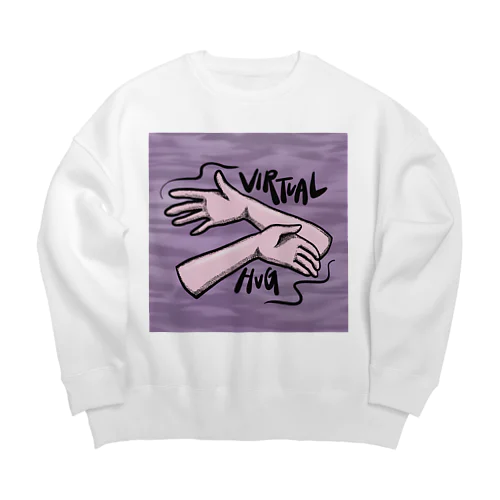 バーチャルハグ Big Crew Neck Sweatshirt