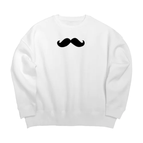 ただのお髭 Big Crew Neck Sweatshirt