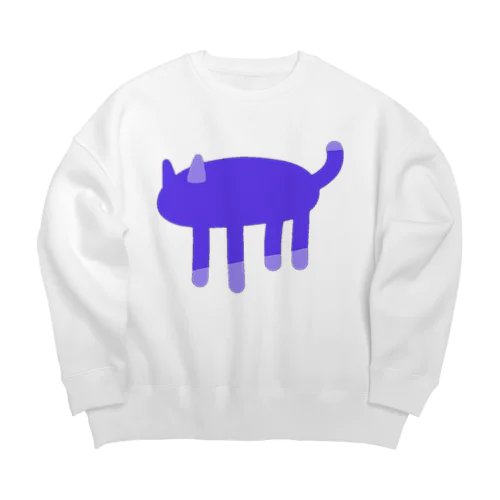 ヤミネコ Big Crew Neck Sweatshirt