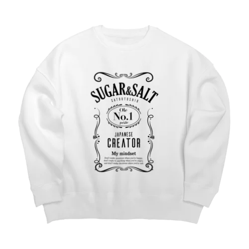 サトウトシオ2 Big Crew Neck Sweatshirt