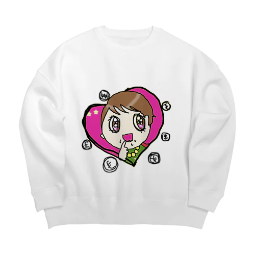 いっぱいほし Big Crew Neck Sweatshirt