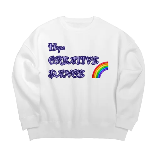 Hope CREATIVE DANCE Big Crew Neck Sweatshirt