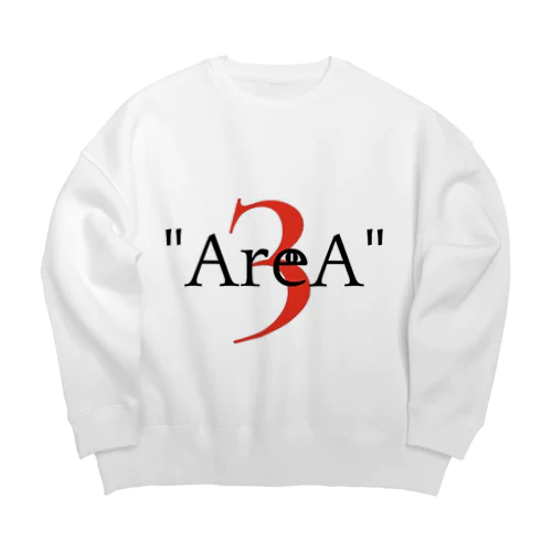 " AreA3" ビッグシルエットスウェット