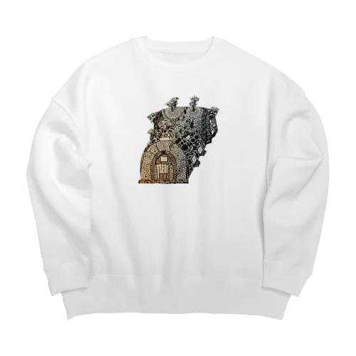 登窯絵図 Big Crew Neck Sweatshirt