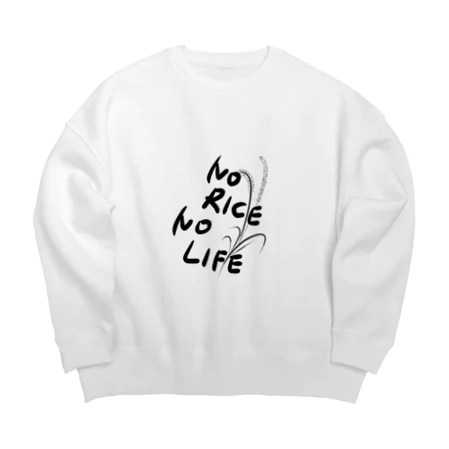 No Rice Nolife Big Crew Neck Sweatshirt