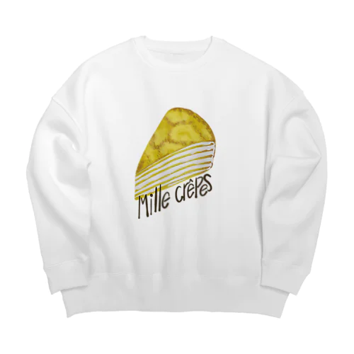 mille crepes ミルクレープ 075 Big Crew Neck Sweatshirt