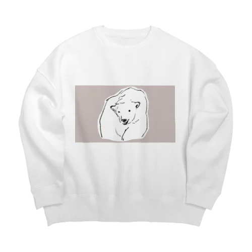 yurukumakun Big Crew Neck Sweatshirt