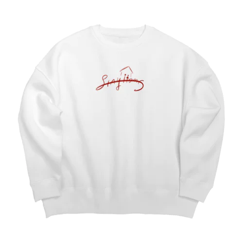 STAY HOME. Big Crew Neck Sweatshirt