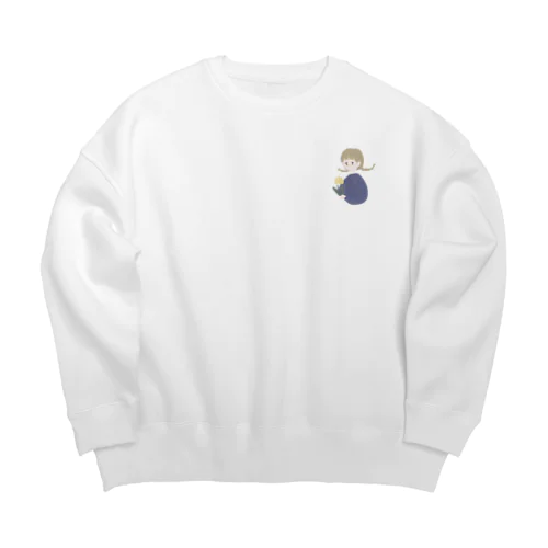 チューリップガール Big Crew Neck Sweatshirt