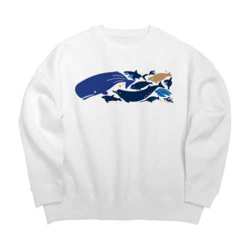 深海魚C Big Crew Neck Sweatshirt