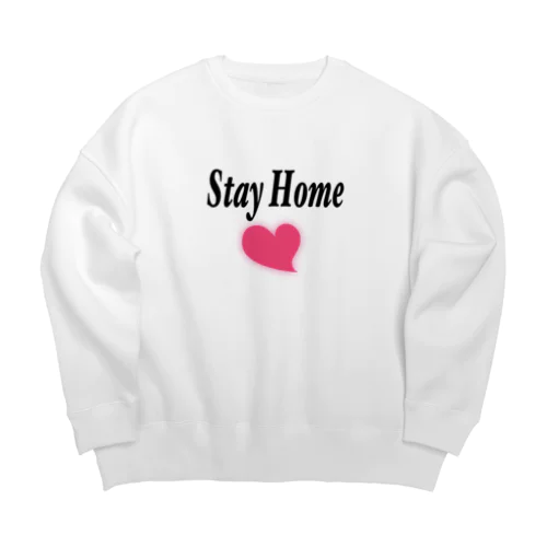 Stay Home Big Crew Neck Sweatshirt