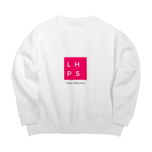 LHPS ロゴ　PINK Big Crew Neck Sweatshirt