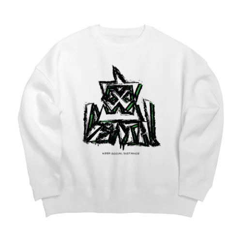 密DEATH!(密です！) Big Crew Neck Sweatshirt