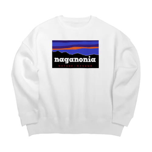 Naganonia Big Crew Neck Sweatshirt