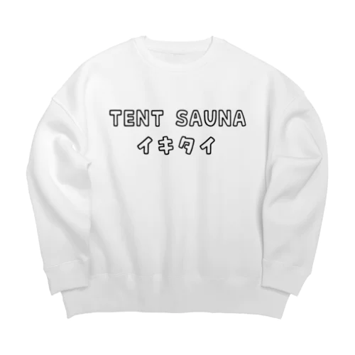 TENT SAUNA イキタイ Big Crew Neck Sweatshirt