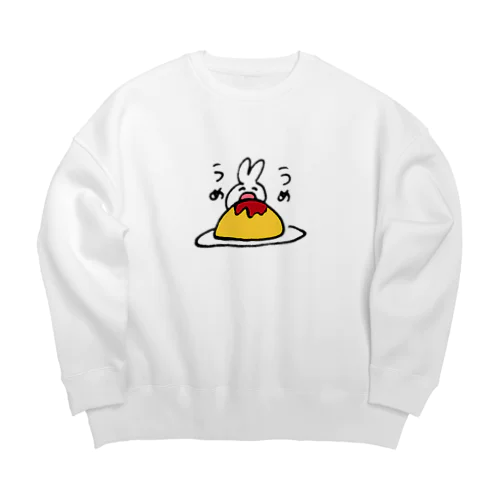 うめうさぴ Big Crew Neck Sweatshirt