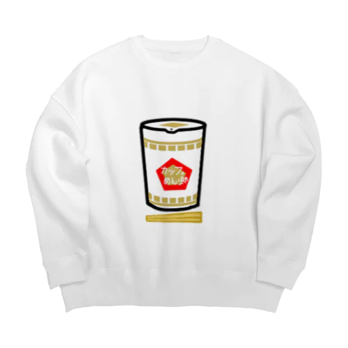 カップめん Big Crew Neck Sweatshirt