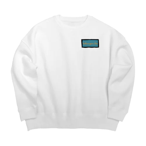 自粛ロゴ Big Crew Neck Sweatshirt