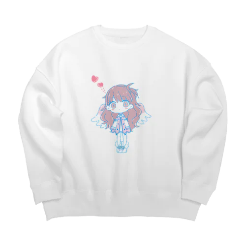 天使ちゃん Big Crew Neck Sweatshirt