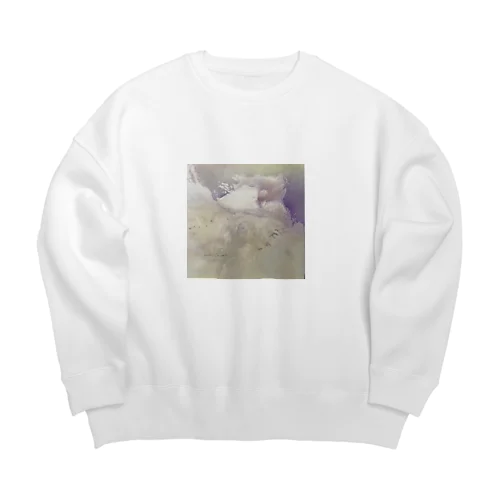 文鳥シリーズ Big Crew Neck Sweatshirt