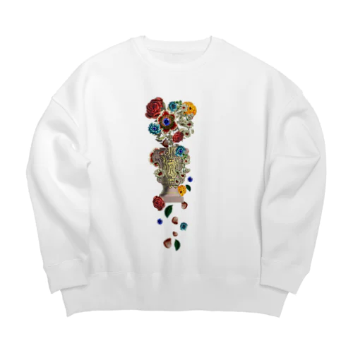 宝石の花 Big Crew Neck Sweatshirt