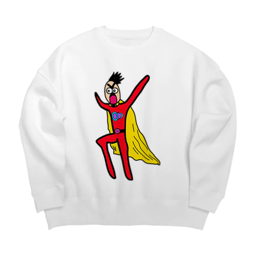 おやすみレッド！ Big Crew Neck Sweatshirt