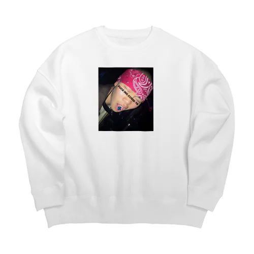 便TURU fucking covid-19シリーズ Big Crew Neck Sweatshirt