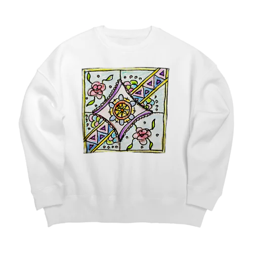 バラとか Big Crew Neck Sweatshirt