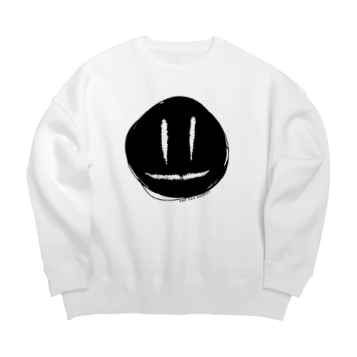 DARK SMILE  Big Crew Neck Sweatshirt