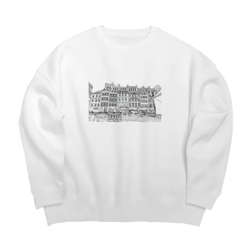 ワルシャワ旧市街 Big Crew Neck Sweatshirt