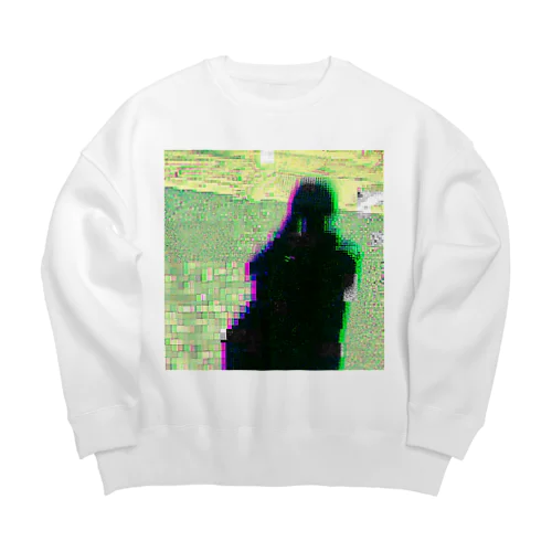 『揺れる視界』 Big Crew Neck Sweatshirt