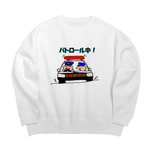 パトカー Big Crew Neck Sweatshirt