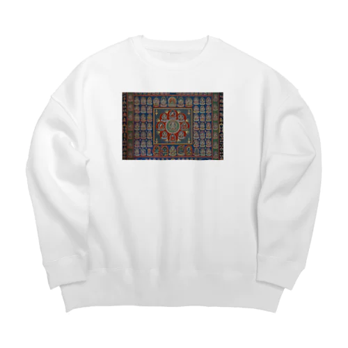 胎蔵界曼荼羅 Big Crew Neck Sweatshirt