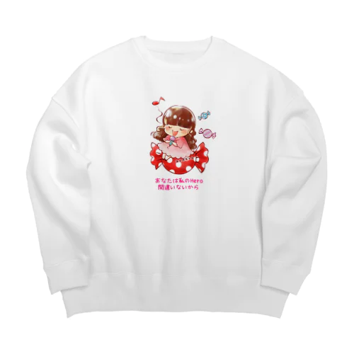 キャンディーおしのちゃん Big Crew Neck Sweatshirt