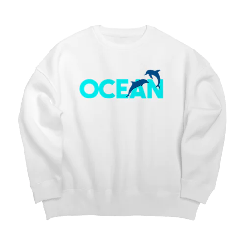 OCEAN Big Crew Neck Sweatshirt