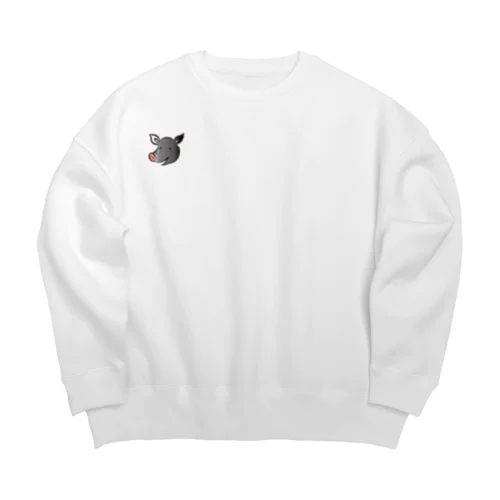 黒豚 Big Crew Neck Sweatshirt