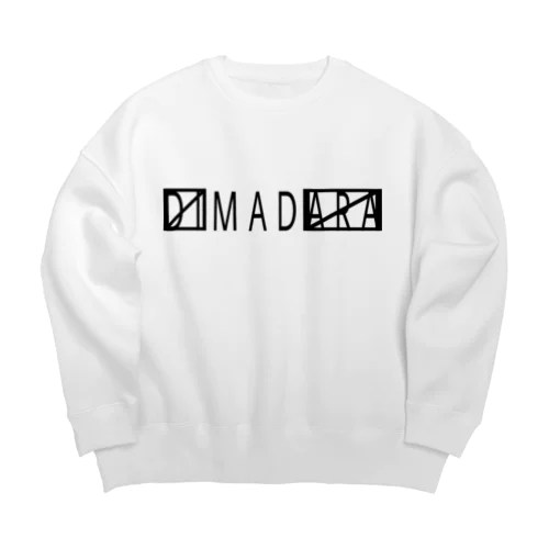 〼MAD〼 黒/DB_15 Big Crew Neck Sweatshirt