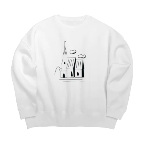 おしろだよ〜 Big Crew Neck Sweatshirt