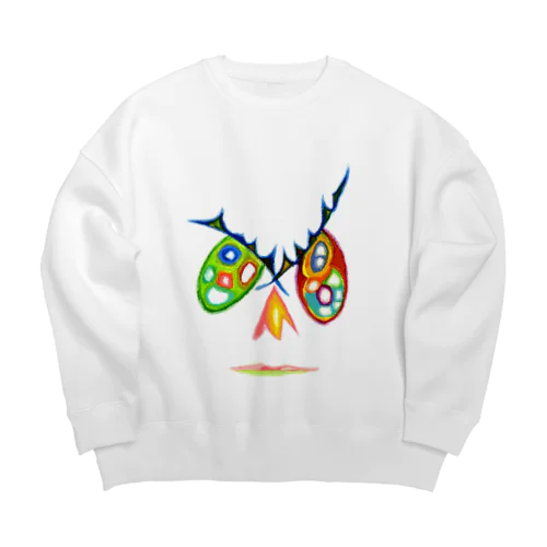 Tetsu-Art9 Big Crew Neck Sweatshirt